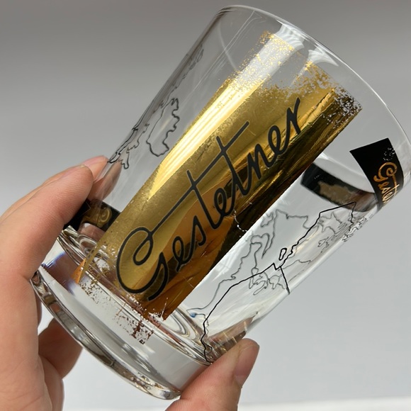 - Mid Century Modern “Gestetner Company “ promotional set of 4 rock glasses - Picture 13 of 16